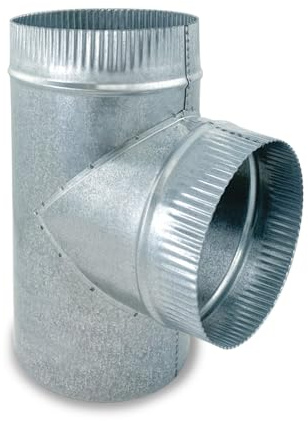 CAEXVEN TE para chimeneas en Acero Galvanizado - Ángulo 90º - Serie lisa - 200 mm