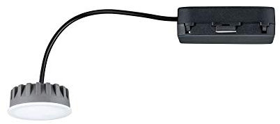 Paulmann 93078 Nova Plus LED Einbauleuchte Modul Coin 50mm 6W 470lm 230V 2700K Satin dimmbar Deckenspot Kunststoff
