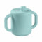 BÉABA, Taza de aprendizaje para bebé, función biberón/taza, 100% silicona de calidad, asas anchas, fácil de agarrar, ergonómica, boquilla flexible, azul