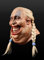 Dicke Zombie Bauerstochter Maske des Grauens aus Latex - ideal für Halloween, Karneval, Motto- & Grusel-Party