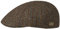 Stetson Texas Harris Tweed Flatcap - Mütze - Klassische Schirmmütze - Fischgratmuster - Handgefertigt - Herren - Herbst/Winter braun 58 cm