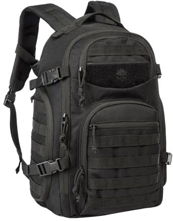 TRAILKICKER Tactical Laptop Backpack Military Backpack for Men Black Tactical Bag Backpack