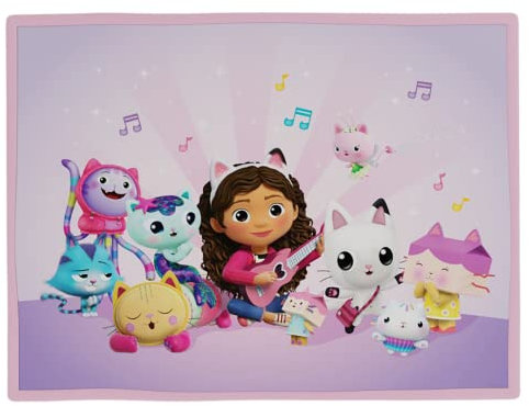 Franco DreamWorks Gabby's Puppenhaus-Teppich, rutschfest, 175,3 x 132,1 cm, offizielles Lizenzprodukt