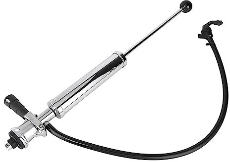 Bier-Partypumpe, Picknick-Fasshahn, 8-Zoll-Hochleistungs-Party-Picknick-Bierpumpe, Fassbier-Fasshahn, Edelstahl-Chrompumpe Mit Zusätzlicher Picknick-Bierleitung Zum Heimbrauen