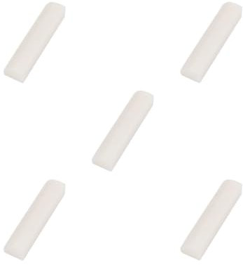5 set Mandolin Nut 8 String Mandolin Bone Slotted Nuts 28x5x7mm