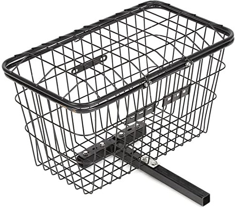 Scooter Hinterer Korb, Großer tragbarer Roller Korb, Heckaufbewahrungskorb aus Eisen für Elektromobil, Faltbarer Korb zum Einkaufen und Reisen, 50 x 27 x 20 cm