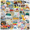 Fopytu 50 Pcs Classic Art Stickers Aesthetic Stickers Vinyl Waterproof Sticker for Laptop Skateboard Luggage Phone