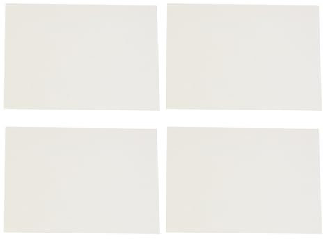 Hojas de manta de aislamiento de fibra de cerámica A4, junta de aislamiento de alta temperatura, hoja de sellado de aislamiento térmico para tubo de chimenea (210 mm x 297 mm) (4pcs)