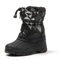 JOMIX Stivali Bambini Ragazzi Doposci Stivaletti Bambine Ragazze da Neve Impermeabile Scarpe Invernalin Imbottite da Bimbi Bimbe MB9536 (Nero, 32)