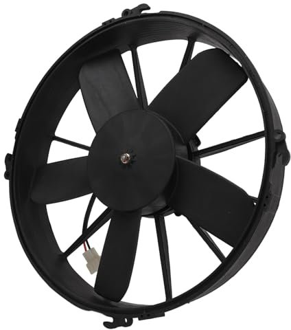 XHTLLO Ventilateur De Refroidissement De Climatiseur De Voiture 24 V, Ventilateur D'air De Refroidissement Mince à 5 Lames à Faible Bruit Pour Véhicule De Camion