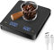 Mini Kaffeewaage mit Timer,Espresso Waage 3kg/0.1g,USB-C wiederaufladbar,wasserdicht,Kompakte digitale Kaffeewaage für Pour Over & Espresso mit Auto/Manuell-Timer (g/oz/ml), Ideal für Reisen & Outdoor