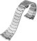 BHMIRUI HTHRRFE Uhrenarmband aus Edelstahl, kompatibel mit Tissot PRX-Serie Super Player T137.410/407 T137.210, Herren-/Damenarmband, Metallband(Silver,12mm)