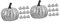 Warmhm 2 Sätze Kürbis Weihnachtsgirlande Halloween Lichtergirlande Mit Lichtern Glitzernde Halloween Ornamente Weihnachtsdekorationen Künstliche Früchte Herbst 10 Stück * 2