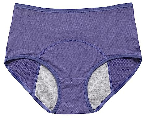 40 à 150 kg Plus la Taille L à 8XL Pantalon physiologique -Fuite Avant et après la Menstruation Pantalon Taille Moyenne à Haute pour Tante sous-vêtement pour Femme Ensemble Vaisselle Orchidée