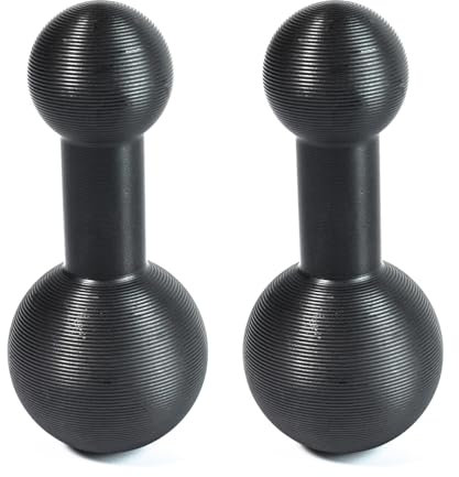 HYS 1inch Ball to 17mm Ball Adapter, 1'' (1inchs) Ball Compatible with RAM Mounts B Size Double Socket Arm, 17mm Ball Suitable for 17mm Swivel Ball Mounting Pattern Device GPS Mounts