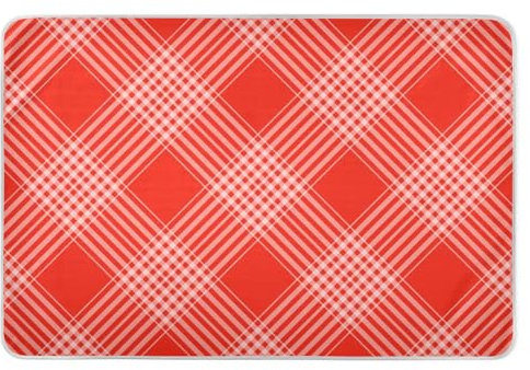 Buffalo Plaid Check - Tapetes de cama reutilizables extra grandes y reutilizables para cama altamente absorbentes, lavables a máquina, para niños, adultos, mascotas, 52 pulgadas de largo x 34 pulgadas