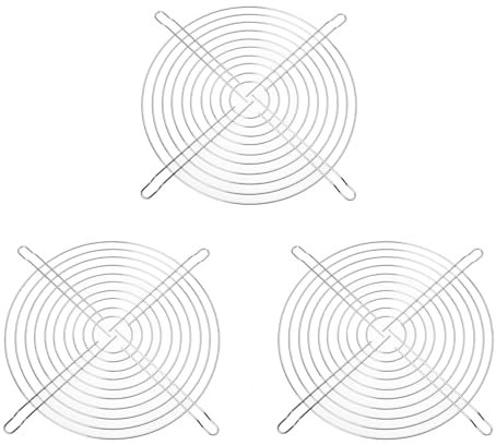 XUJIAN 3X Metal PC Computer Case Fan Grill Finger Guard Protection 200mm