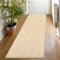SHACOS Teppich Läufer Beige 60 x 180 cm rutschfest Teppichläufer Flur Weich Flurläufer Modern Küchenteppich Waschbar Teppich Läufer für Flur, Küche, Wohnzimmer, Schlafzimmer
