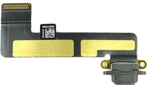 Eutoping Port de charge pour Apple iPad Mini 2 iPad Mini 3 A1489 A1490 A1599 A1600 Connecteur Noir Connecteur Chargeur Câble Flex Remplacement