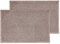 Astra Fussmatte außen - Schmutzfangmatte wetterfest - rutschfeste Türmatte für Eingangsbereich & Balkon - strapazierfähige Fußmatte 2er Set 60x90 cm Sand