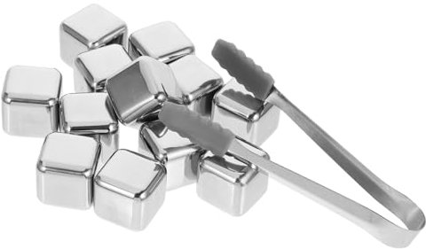 FUNOMOCYA Cubos De Hielo Resistentes Piedras Inoxidable Uso Hogar y Restaurantes