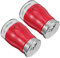 LIGIGWASH 2 Botes De Cocina De Acero Inoxidable Rojo Para Salero Pimentero Y Especias De Ricino Estilo Retro Y Moderno