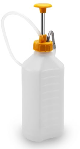 Erzekrim 1-Liter Mehrzweck-Umfüllpumpe, Ölpumpe Handpumpe für Motoröl, für Bremsflüssigkeit, Kühlflüssigkeit, Getriebeöle