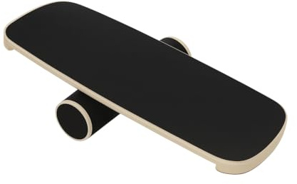 Balance Board Trainer, Wooden Balance Trainer Board with TPE-Covered Roller – Stability, Core Strength & Fitness Training for All Levels