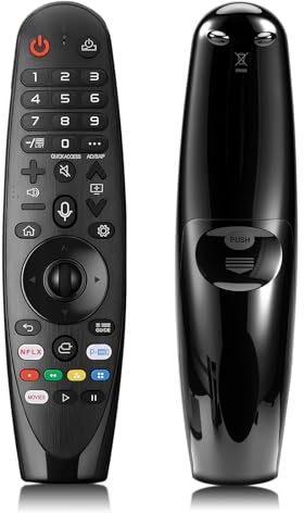 Voice Magic Fernbedienung für LG Fernseher, Magic Remote Ersatz für Original, Kompatibel mit LG UHD, OLED, QNED, NanoCell 8K/4K Smart TVs, mit Mauszeiger