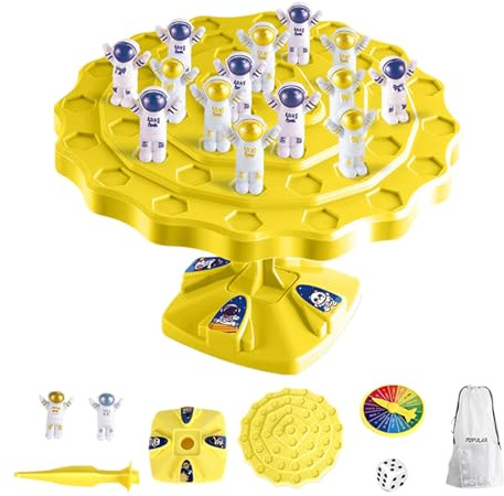 Space man Balancierspiel, Astronaut Balance Spiel Und 60 Astronauten, Pädagogisches Astronautenspielzeug, Familien Balance Brettspiele Für Kinder Und Erwachsene, Feiertagsfeiern