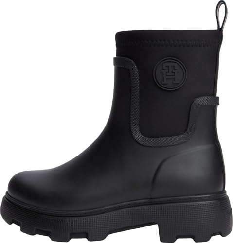 Tommy Hilfiger Th Stamp Warm Ankle Rain Boot Fw0fw09544 Stivali da pioggiaDonna