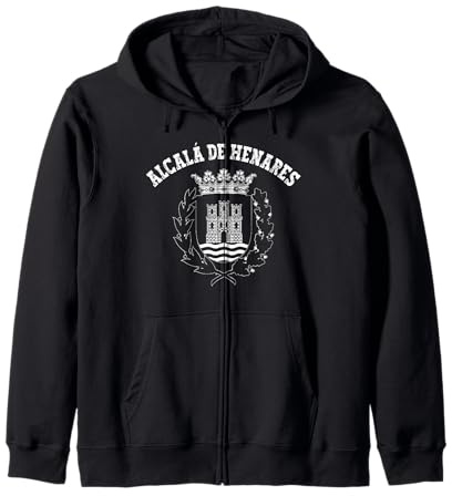 Escudo de Alcalá de Henares Bandera del Orgullo Nacional Sudadera con Capucha