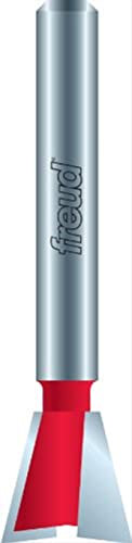 Freud 22-125: 1,27 cm (Durchmesser) Schwalbenschwanz-Bit mit 1/4 Zoll Schaft, 6,4 cm Gesamtlänge