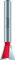 Freud 22-125: 1,27 cm (Durchmesser) Schwalbenschwanz-Bit mit 1/4 Zoll Schaft, 6,4 cm Gesamtlänge