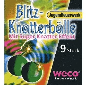 WECO Blitz Knatterbälle 9 St. Kat.F1 4001076016182