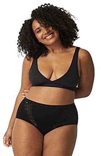 sloggi Damen Chic Maxi 4P Slip, Black, 42