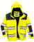 Portwest Klassische Warnschutz-Pilotjacke, Größe: XXL, Farbe: Gelb/Schwarz, C466YBRXXL