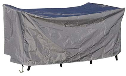 Haushalt International Schutzhülle Abdeckung schwer für Sitzgruppen Gartentische 185x125x85cm eckig anthrazit 61048