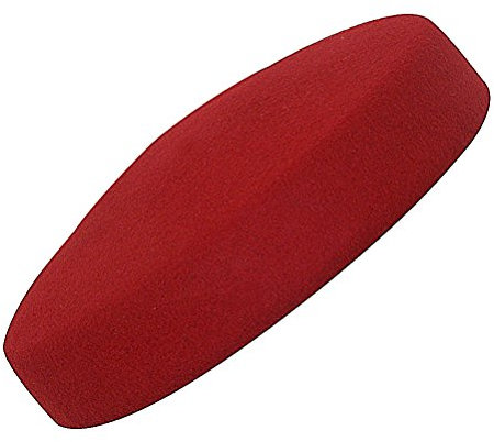 Lawliet A215 Fascinator mit rundem Wollfilz, für Pillendose, rot, Einheitsgröße