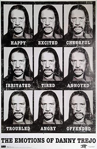 Danny Trejo: Emotions | US Import Filmplakat, Poster [57 x 86 cm]