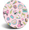 Destination Vinyl ltd Magnet for Refrigerator, Fridge - Cute Girls Retro 90's Teen for Office, Cabinet and Whiteboard, Magnetic Stickers, 8845