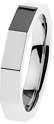 Ernstes Design Ring R587 evia Edelstahl poliert 4 mm Damenring