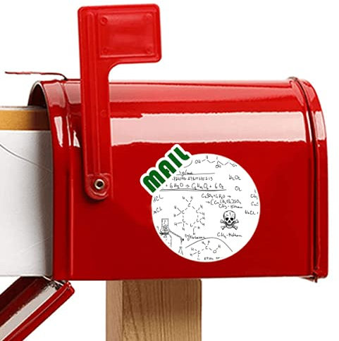 Beauty Gift Mathematik Organische Chemie Experiment Aufkleber Briefkastenaufkleber Kleber