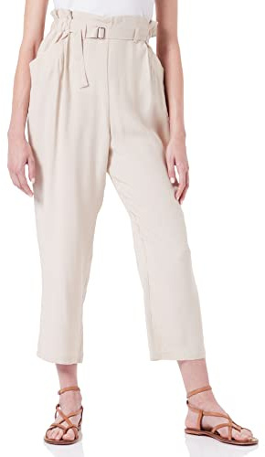 Sisley Damen Trousers 4b5flf015 Pants, Cream 38u, 40 EU