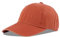 LANGZHEN Baseballkappe, Unisex, 100 % Baumwolle, passend für Herren und Damen, gewaschener Denim, verstellbarer Papahut, Ziegelrot, L