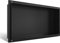 Neodrain Niche Murale Douche en Acier Inoxydable sans Bord Niche encastrable Salle de Bain, Étagère de Rangement 60 x 30 cm, Noir