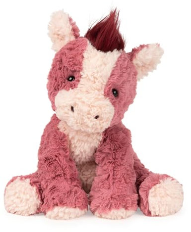 NANQUAN GUND Cozys Collection Horse Stuffed Animal Plush for Ages 1 And Up, Pink/Red, 10