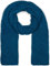 styleBREAKER Damen langer Strick Schal mit Wellen Strickmuster, warmer Winter Strickschal Einfarbig 01018168, Farbe:Petrol