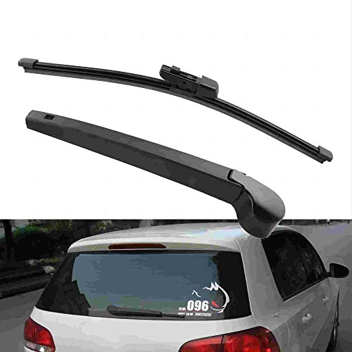 Konuooer Auto Heckscheibenwischer für VW Golf 5, Hinten Wischerarm Scheibenwischer Set Für VW Golf Mk4 Mk5 2003-2008, Polo 9n 2002-2009, fabia 08-12