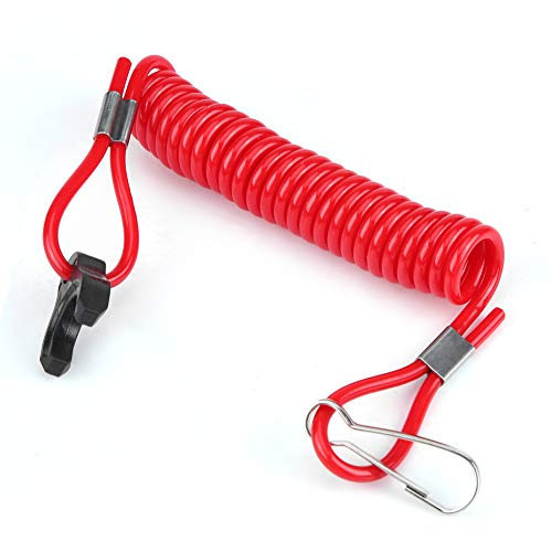 tohatsu kill switch lanyard,Cordon D'arrêt Tohatsu, Cordon D'arrêt, Interrupteurs de Treuil, Interrupteur D'arrêt D'urgence D'allumage de Moteur Hors-bord Longe D'attache de sécurité pour Tohatsu